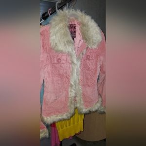 2 Jackets Faux Fur Trimmed